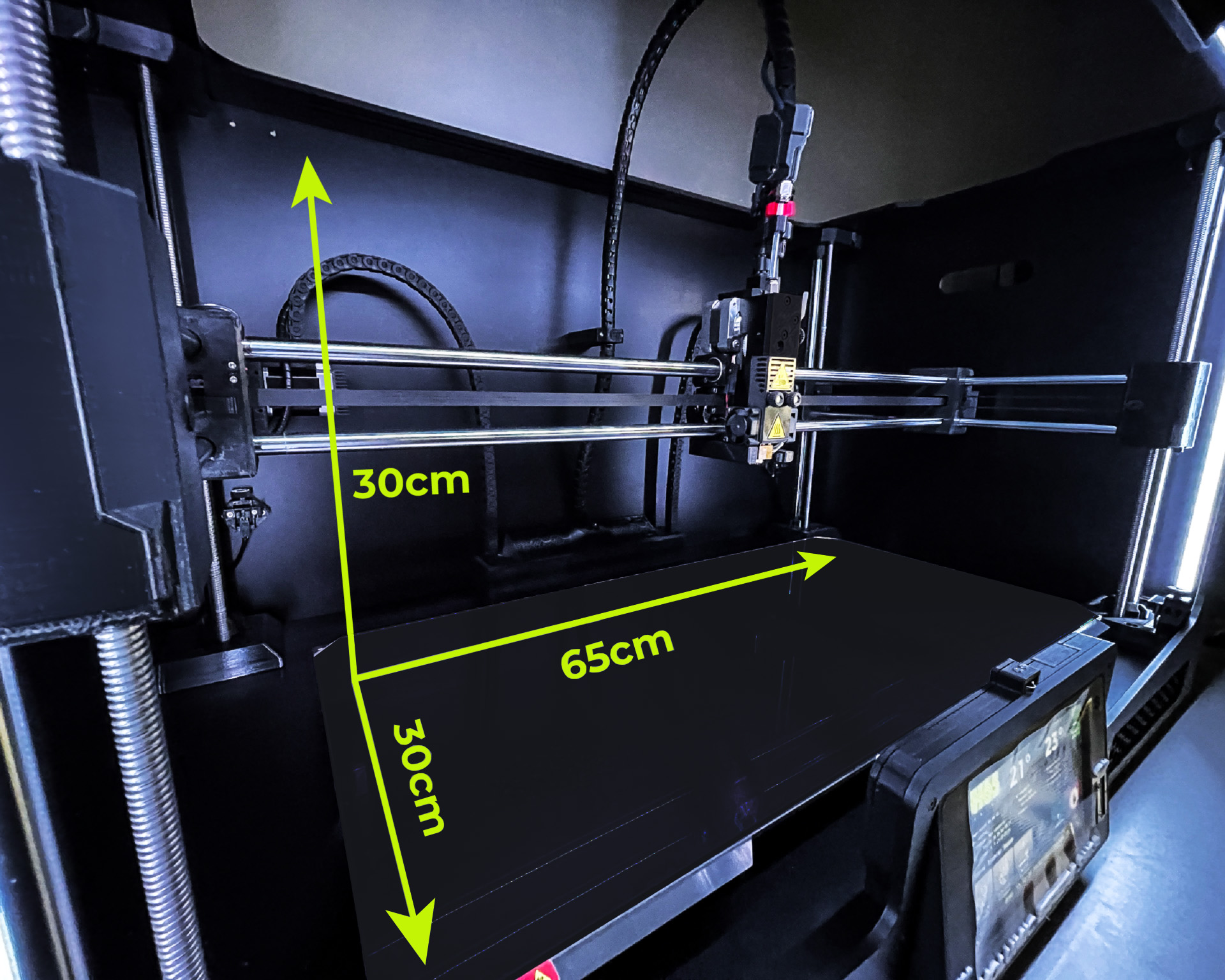 Grand volume et rapidité d’impression