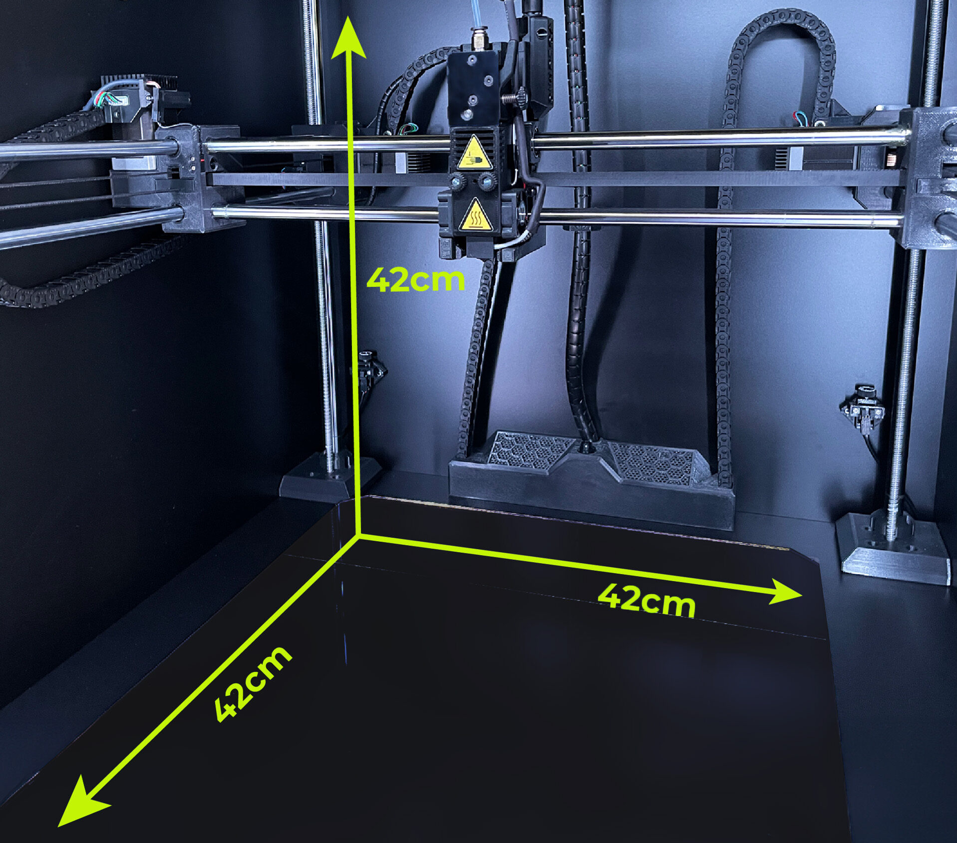 Grand volume et rapidité d’impression